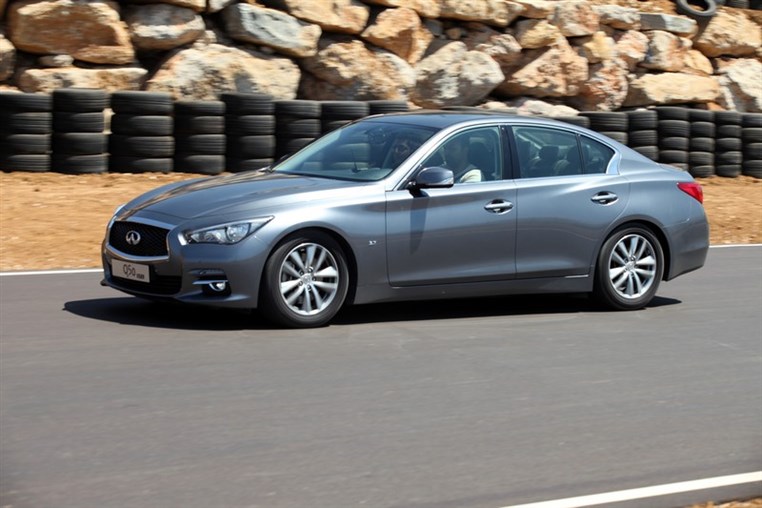 Discovering the All-New Q50 on the race track